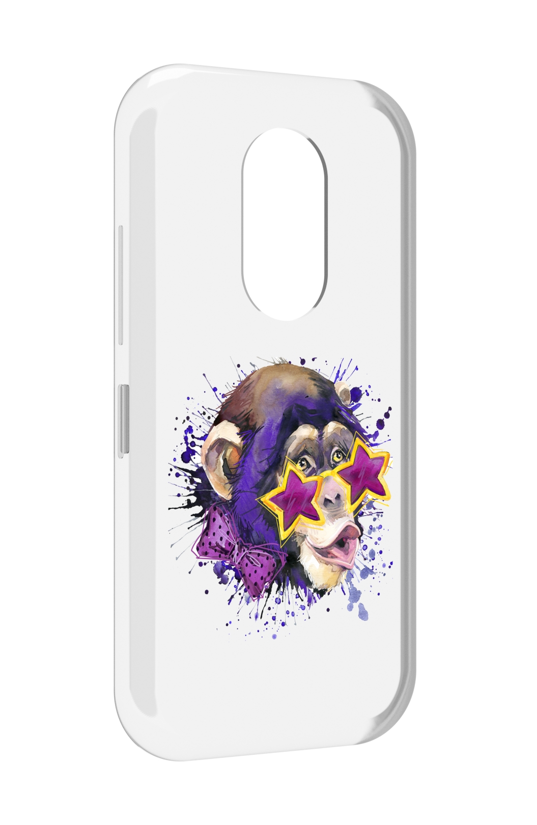 

Чехол MyPads обезьяна в очках для Doogee S61 / S61 Pro, Прозрачный, Tocco