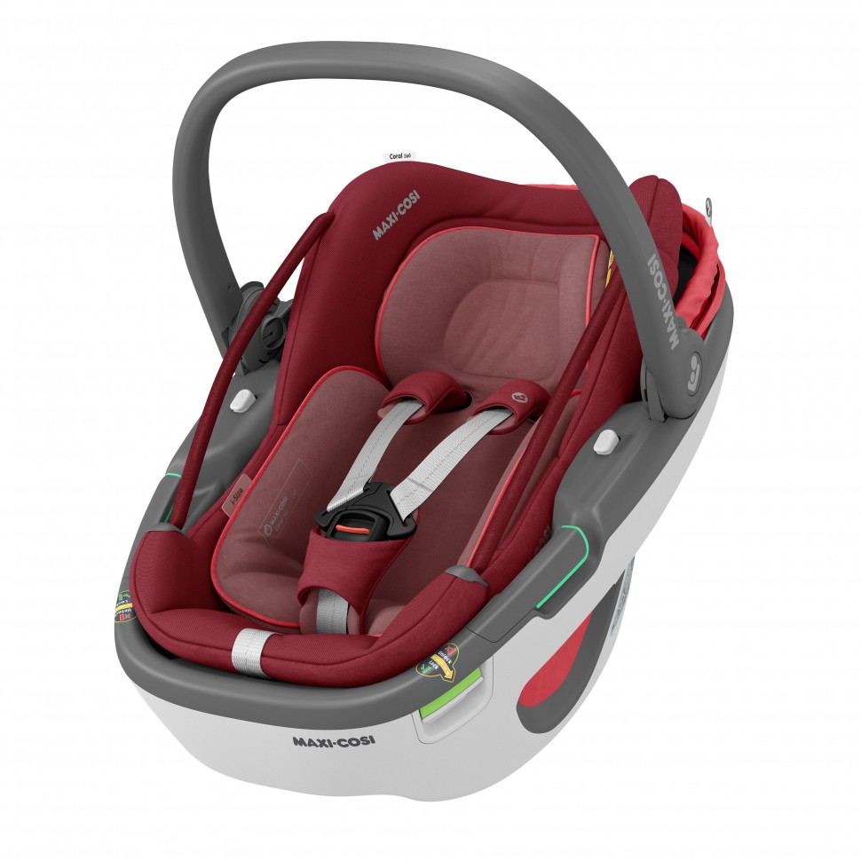 

Автокресло Maxi-Cosi Coral 360 Essential Red красный