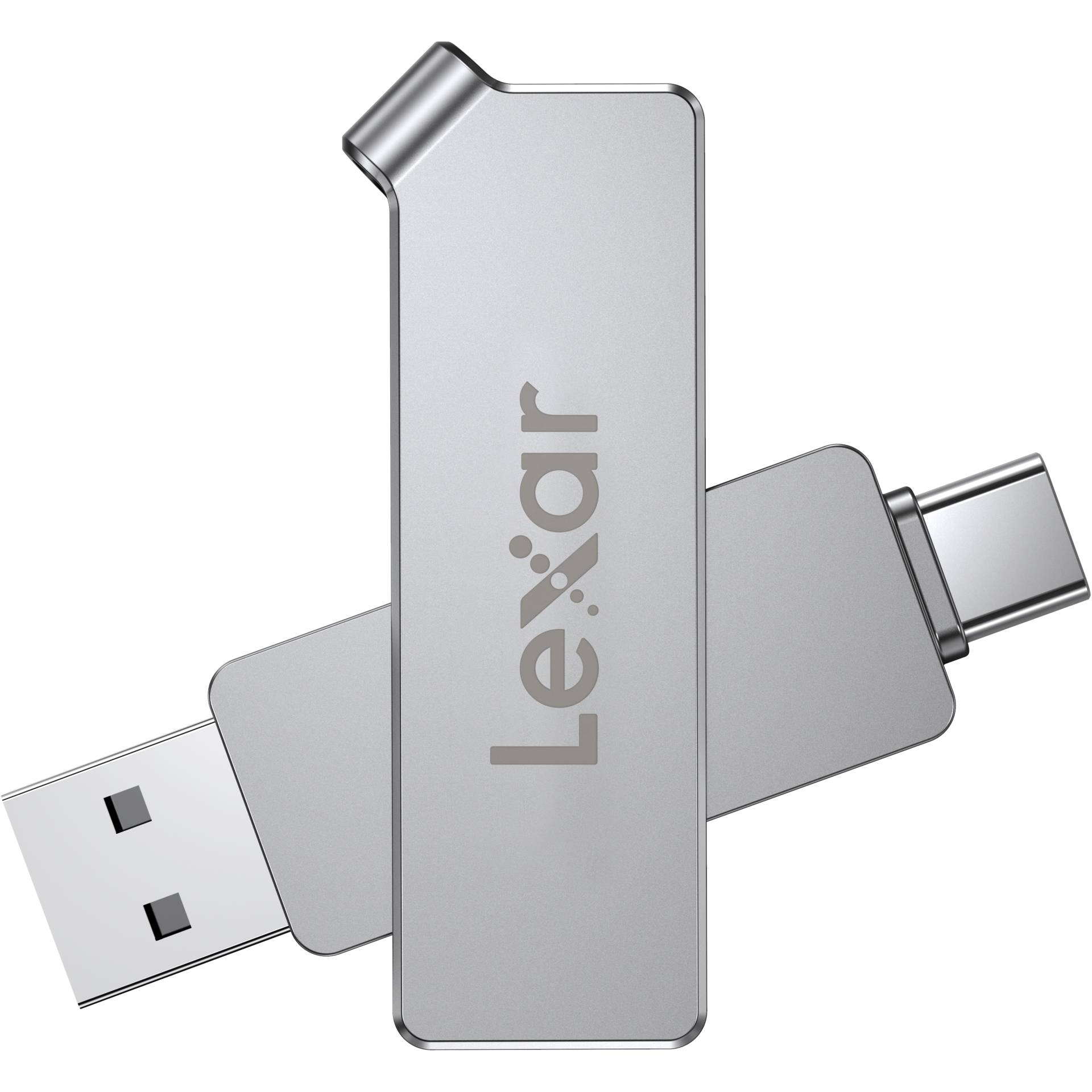 

USB-флешка Lexar JumpDrive Dual Drive D30c 32GB Silver (LJDD30C032G-BNSNG)