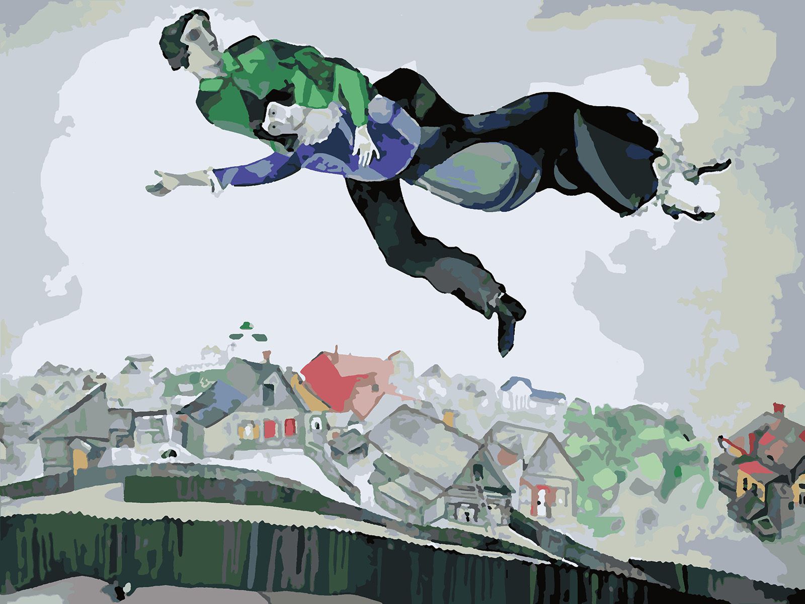 

Картина по номерам Красиво Красим Марк Ш - Полеты во сне и наяву, 60 х 80 см, Марк Ш - Полеты во сне и наяву