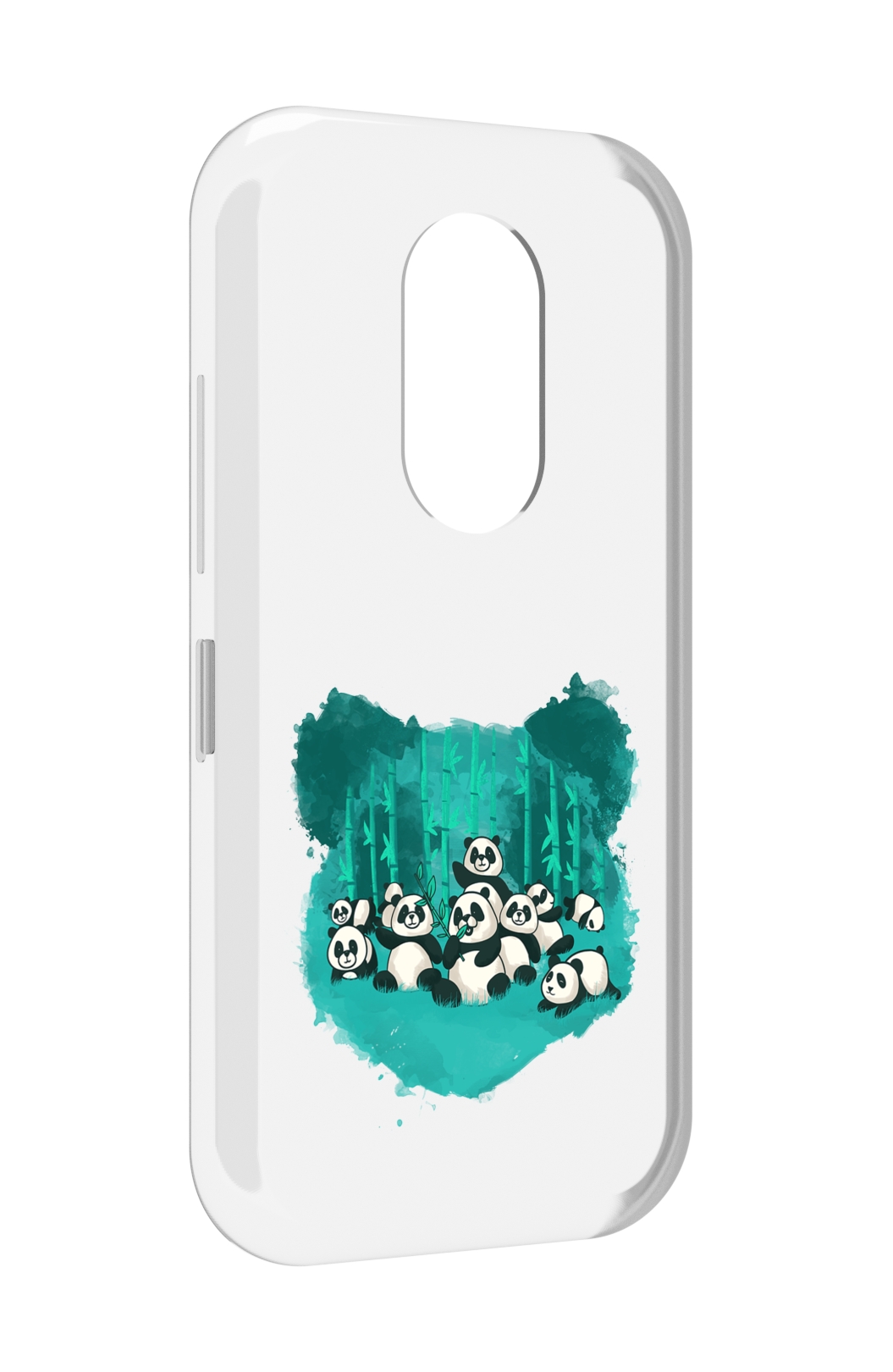 

Чехол MyPads нарисованные панды для Doogee S61 / S61 Pro, Прозрачный, Tocco