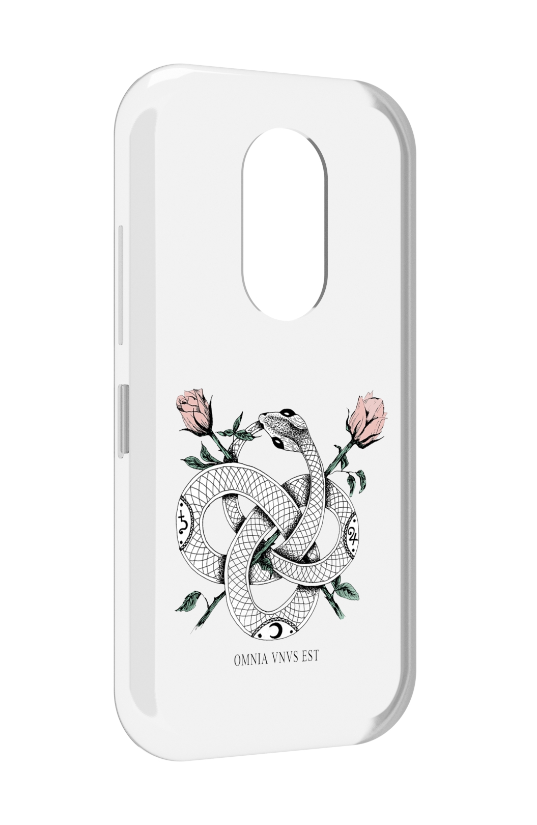 

Чехол MyPads нарисованная змея абстракция для Doogee S61 / S61 Pro, Прозрачный, Tocco