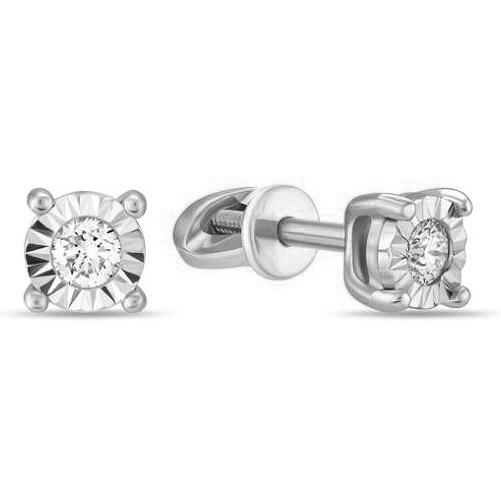 

Серьги женские из золота Лукас-Голд E01-D-PL-34030, бриллиант, E01-D-PL-34030