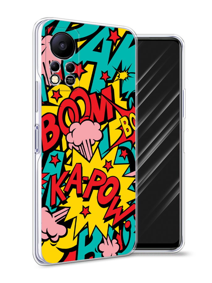 

Чехол Awog на Infinix HOT 11S NFC "Постер pop art", Разноцветный, 3100950-9