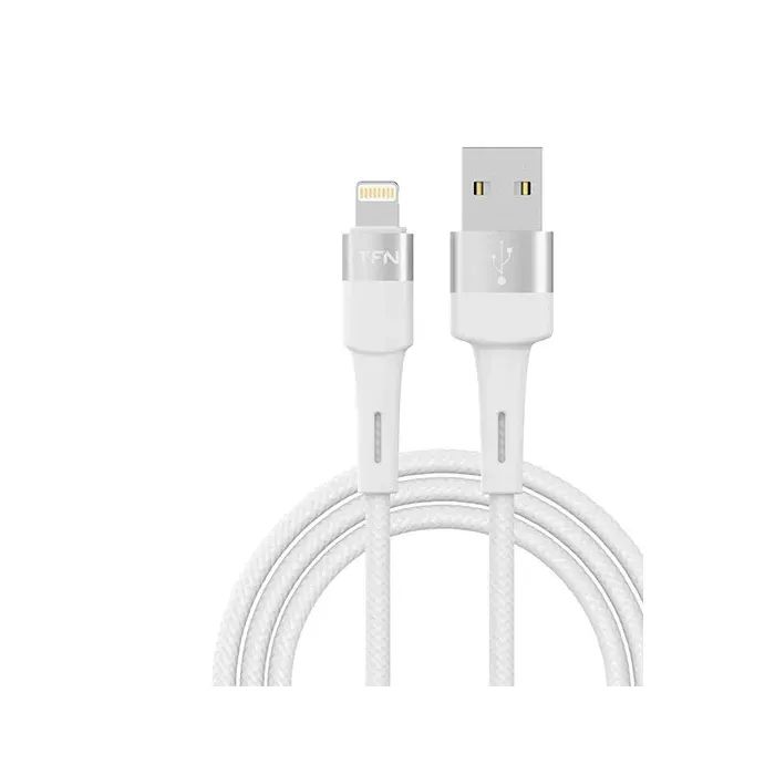 Кабель TFN USB - Lightning 2A 12 м белый TFNCENVAL1MWH 448₽