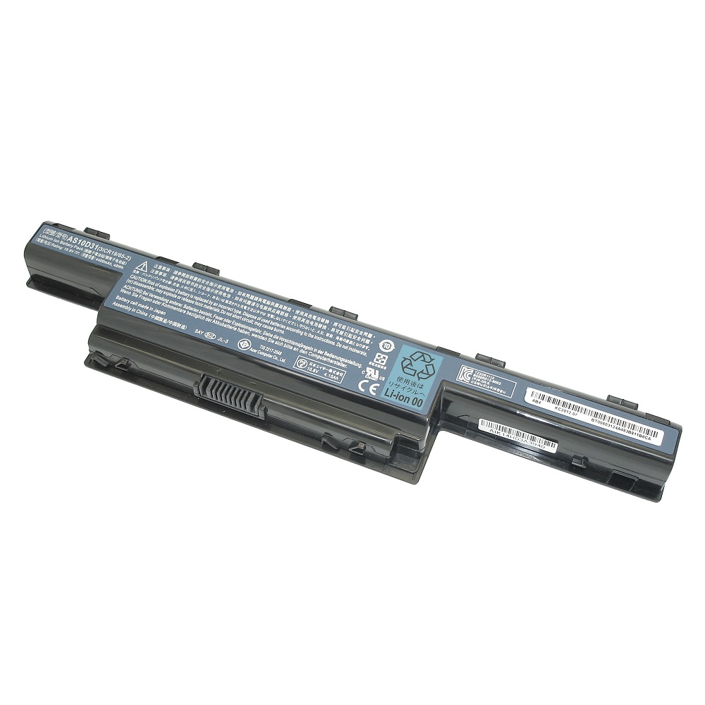 

Аккумулятор GREENWAY для ноутбука Acer Aspire 5741 4741 серий 10.8-11.1V 4400mAh черная