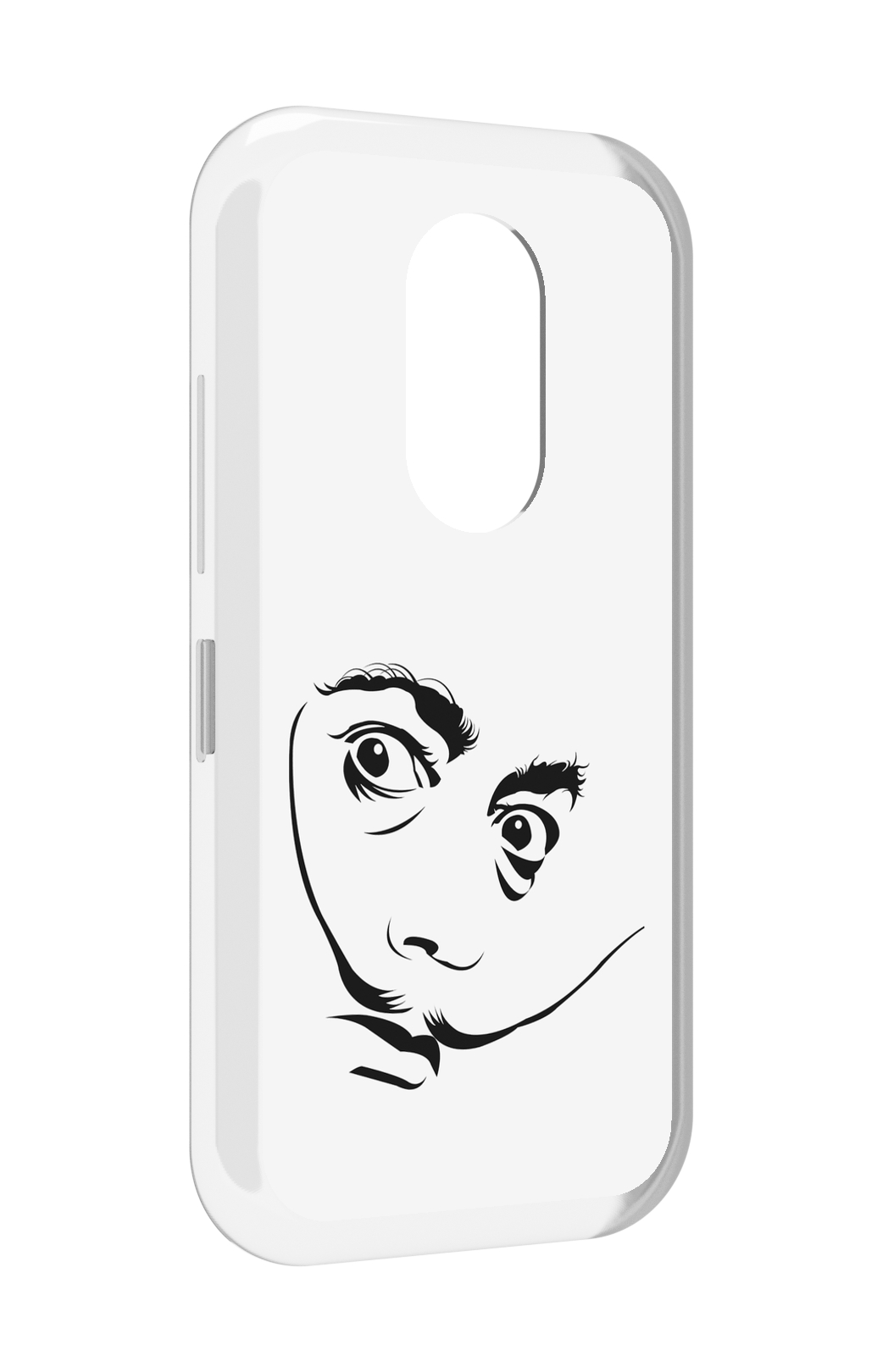 

Чехол MyPads мужчина с длинными усами для Doogee S61 / S61 Pro, Прозрачный, Tocco