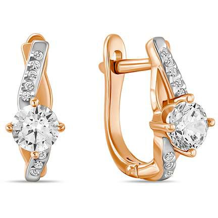

Серьги женские из золота Лукас-Голд E01-Z-59417-Z, фианит, E01-Z-59417-Z