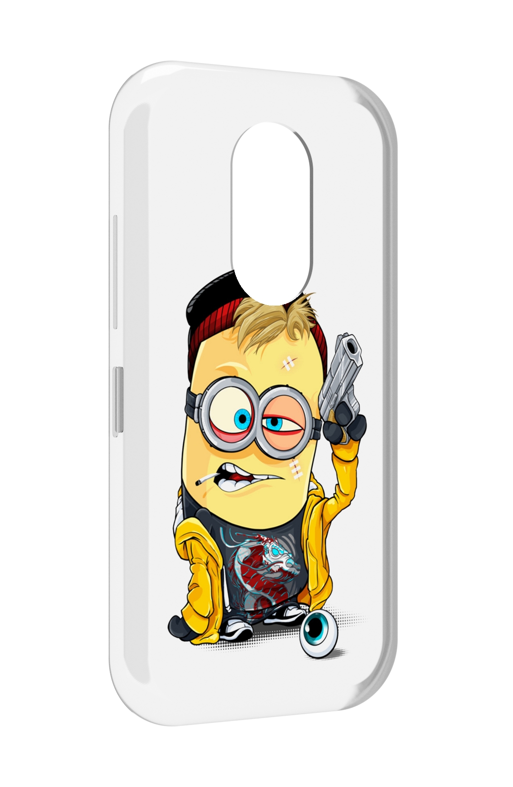 

Чехол MyPads миньон бандит для Doogee S61 / S61 Pro, Прозрачный, Tocco
