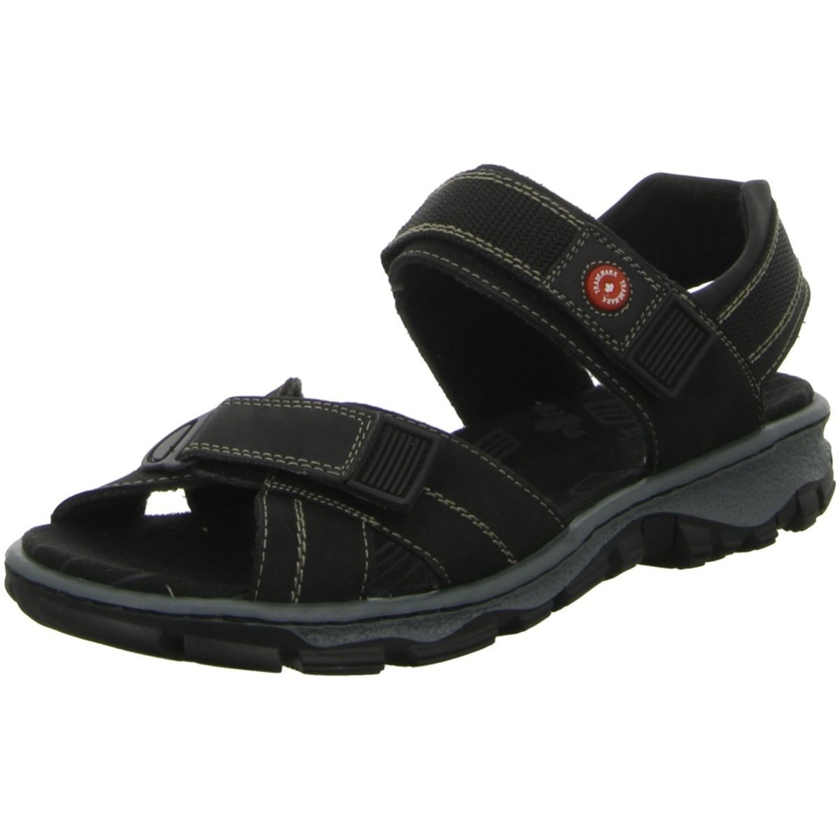 

Сандалии женские Rieker 9724282 черные 40 EU, Черный, 9724282