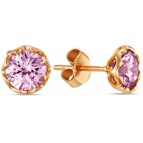 

Серьги женские из золота Лукас-Голд E01-Z-59673-Z, фианит