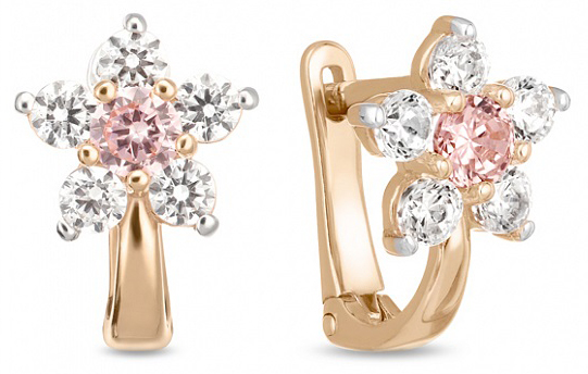 

Серьги женские из золота Лукас-Голд E01-Z-59457-Z, фианит, E01-Z-59457-Z