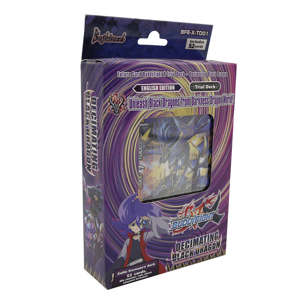 

Future card buddyfight: trial deck: decimating black dragon на английском языке