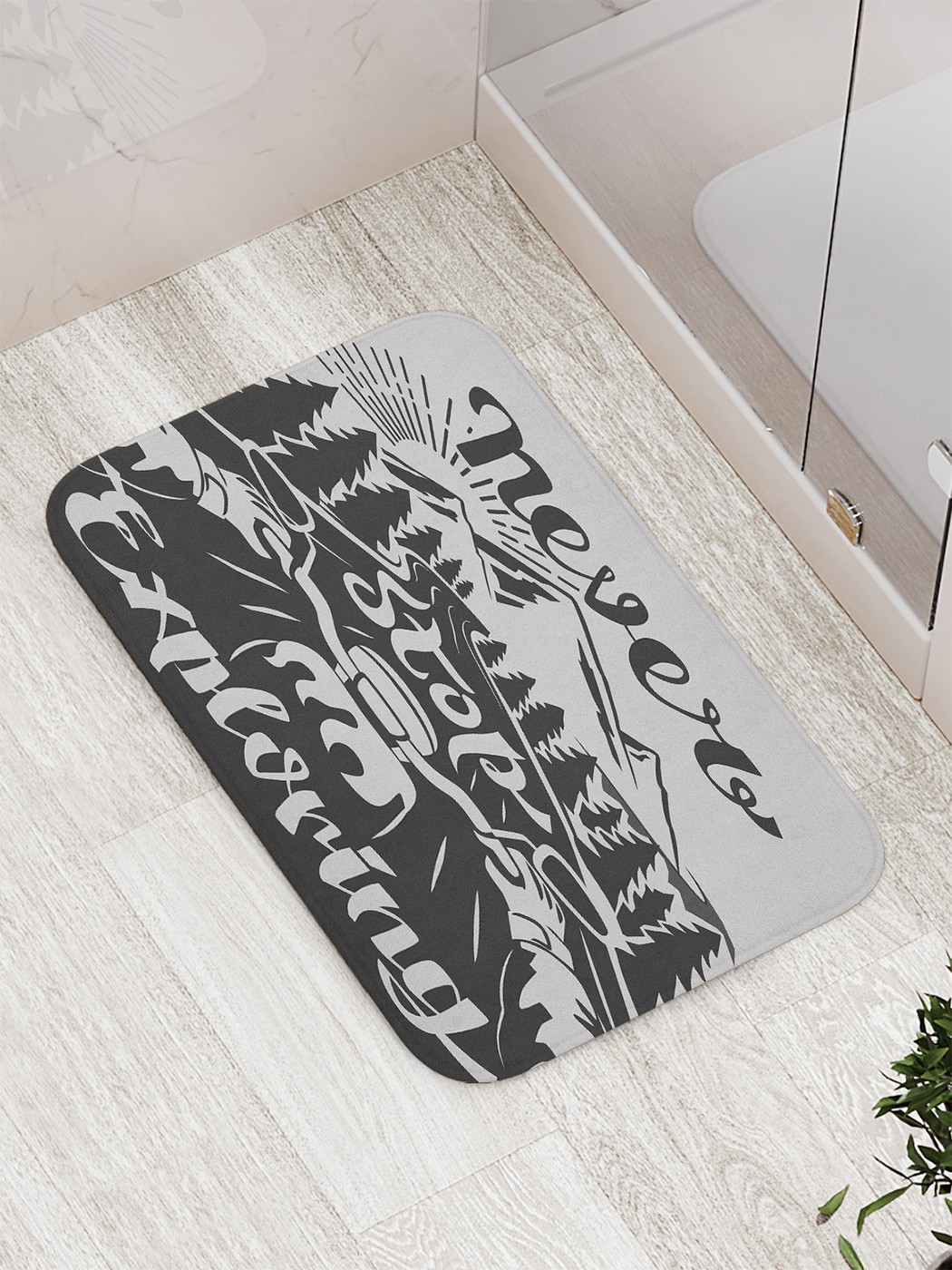 

bath_70515 Коврик противоскользящий для ванной, сауны, бассейна, 77х52 см