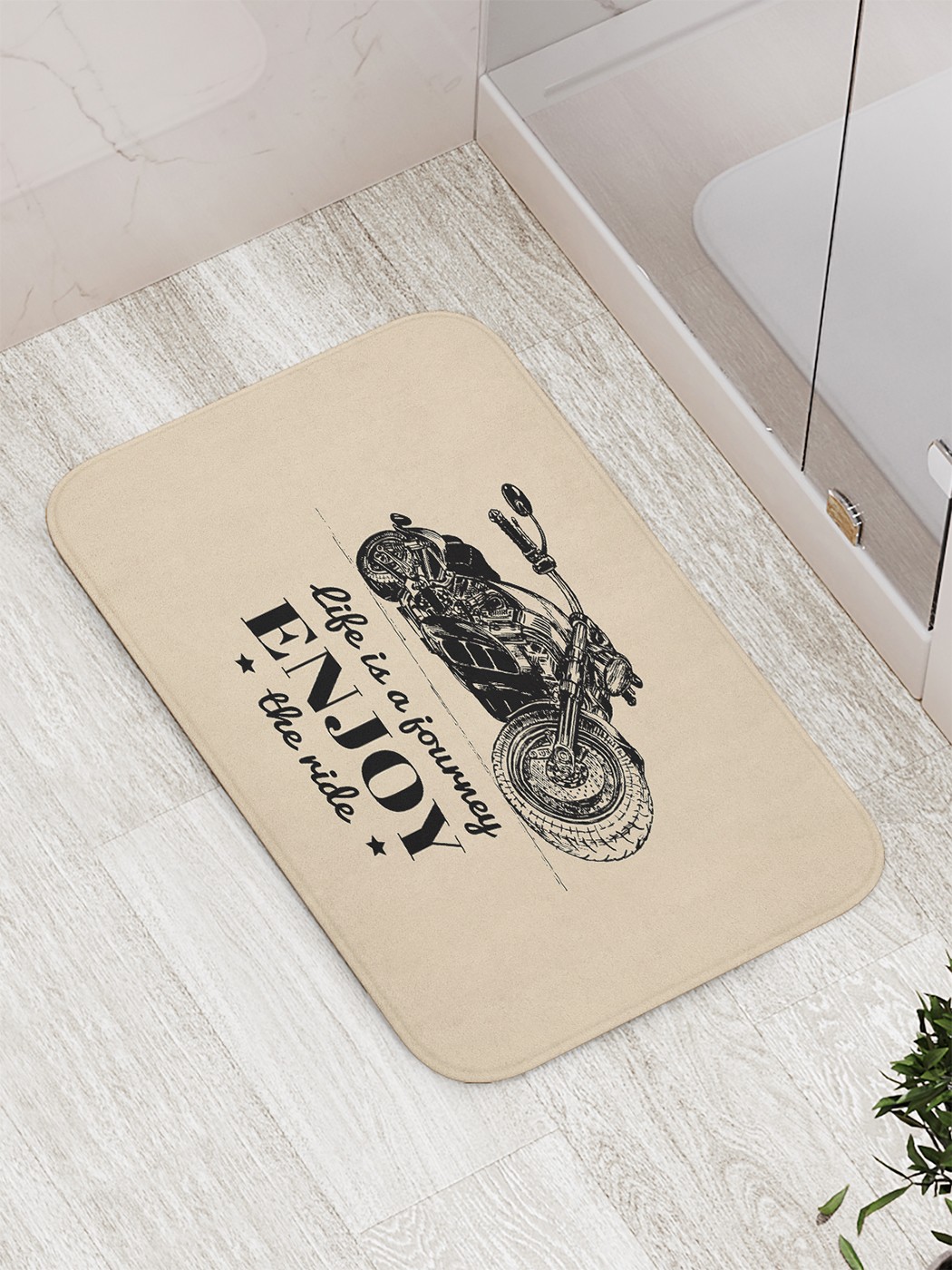 

bath_70509 Коврик противоскользящий для ванной, сауны, бассейна, 77х52 см