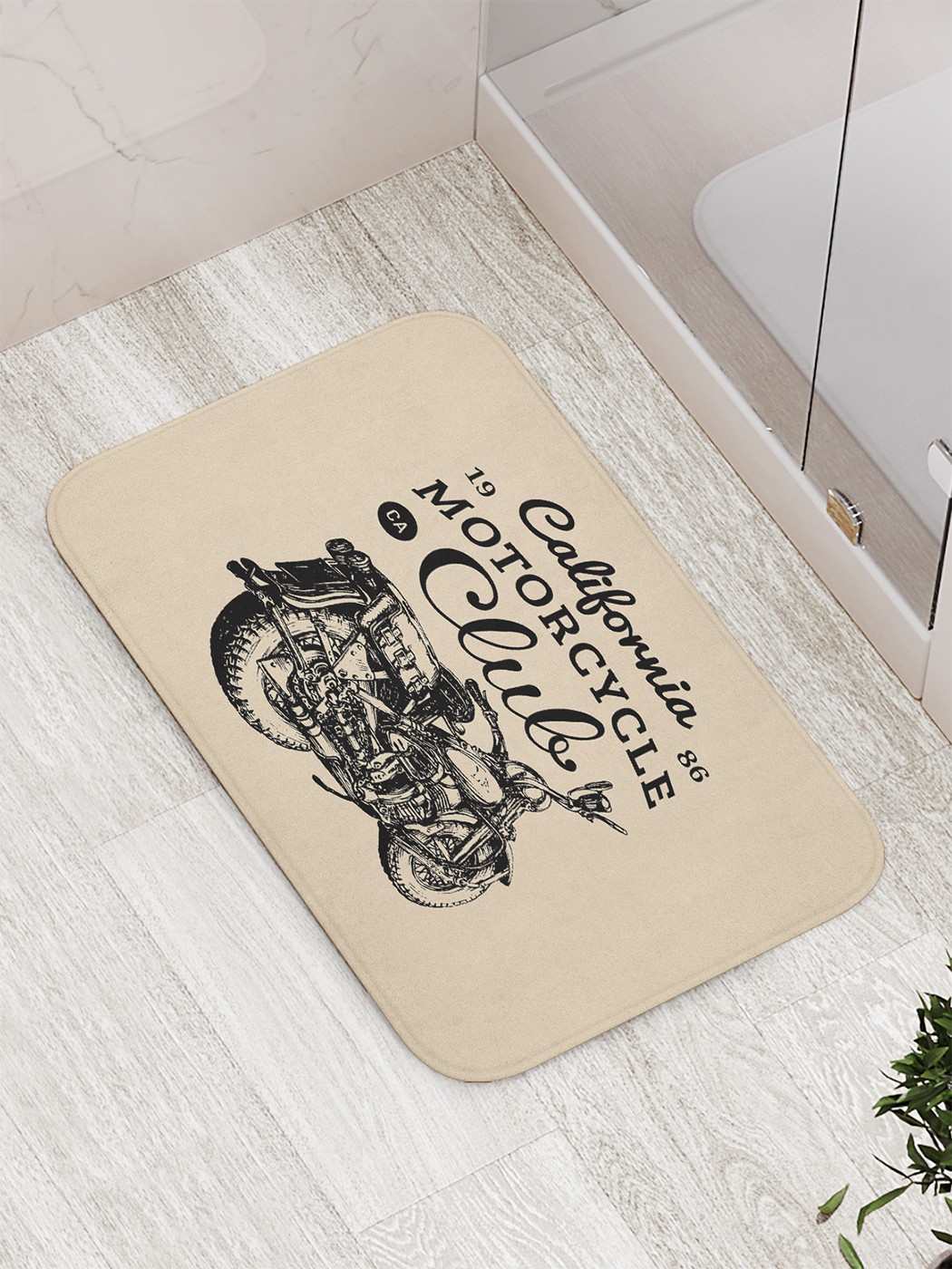

bath_70508 Коврик противоскользящий для ванной, сауны, бассейна, 77х52 см