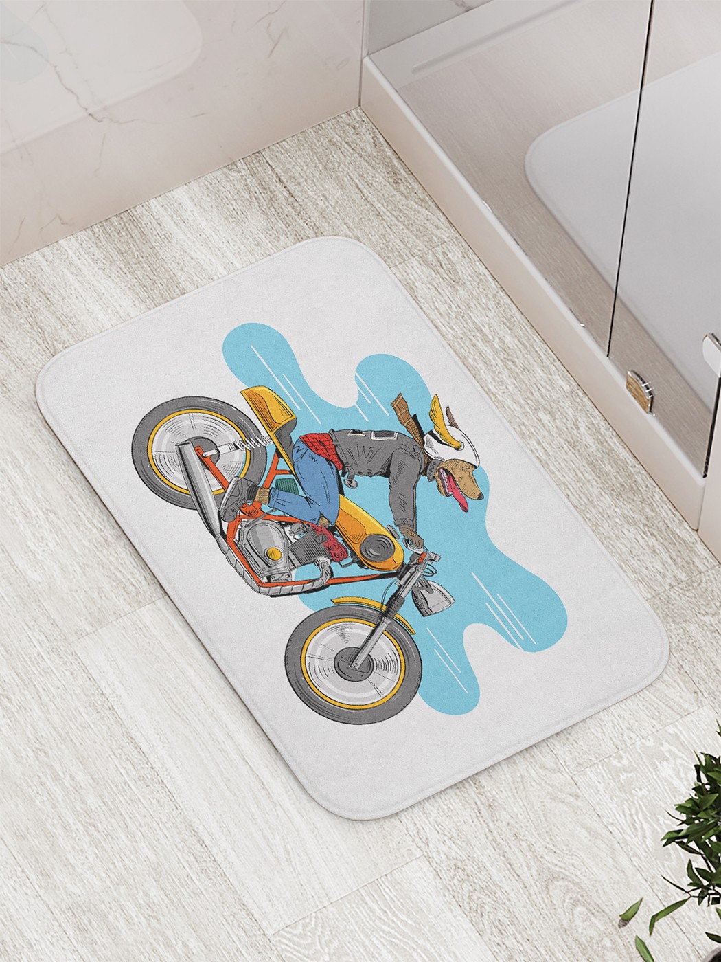 

bath_70506 Коврик противоскользящий для ванной, сауны, бассейна, 77х52 см