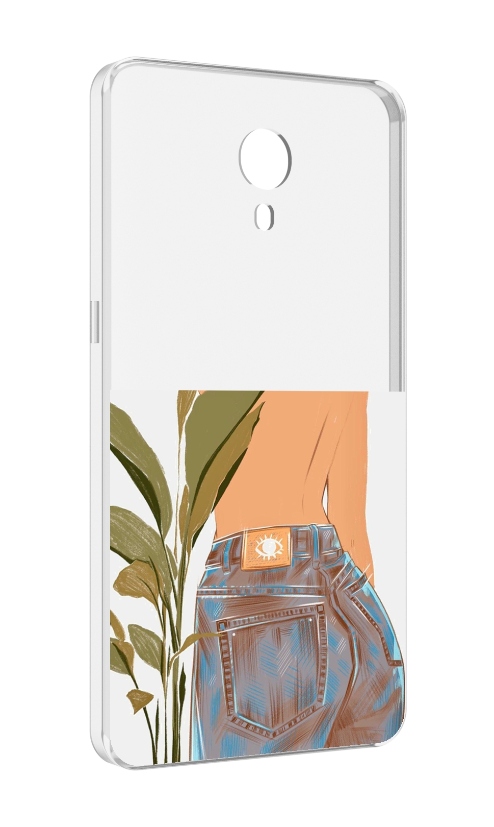 

Чехол MyPads девушка-в-джинсах для Meizu M3 Note, Прозрачный, Tocco