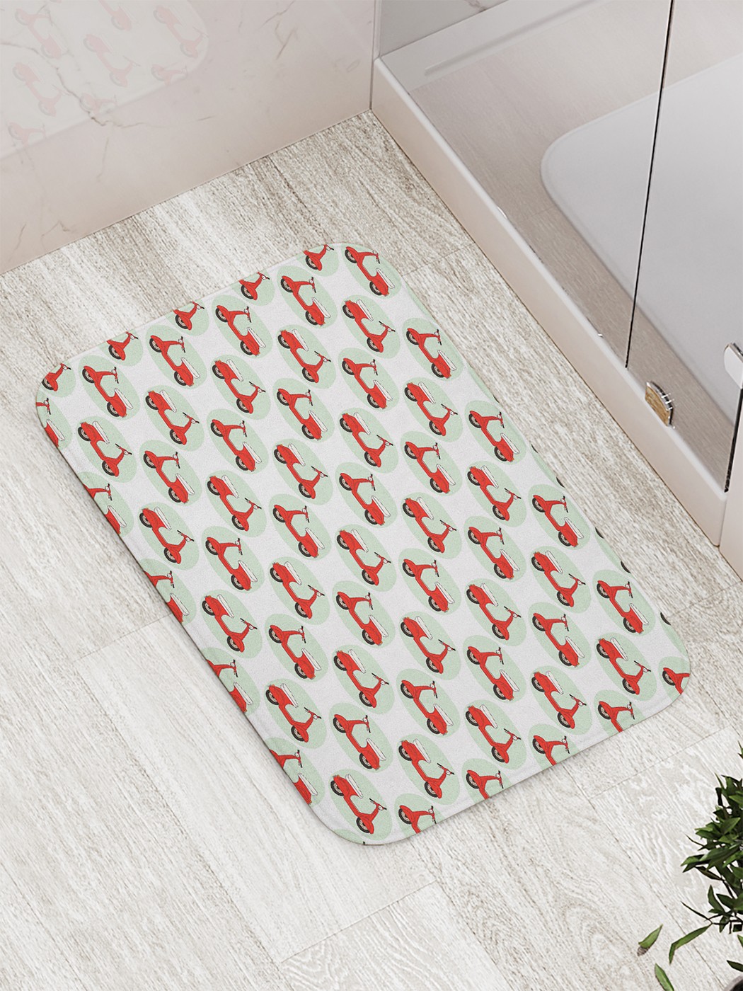 

bath_70497 Коврик противоскользящий для ванной, сауны, бассейна, 77х52 см
