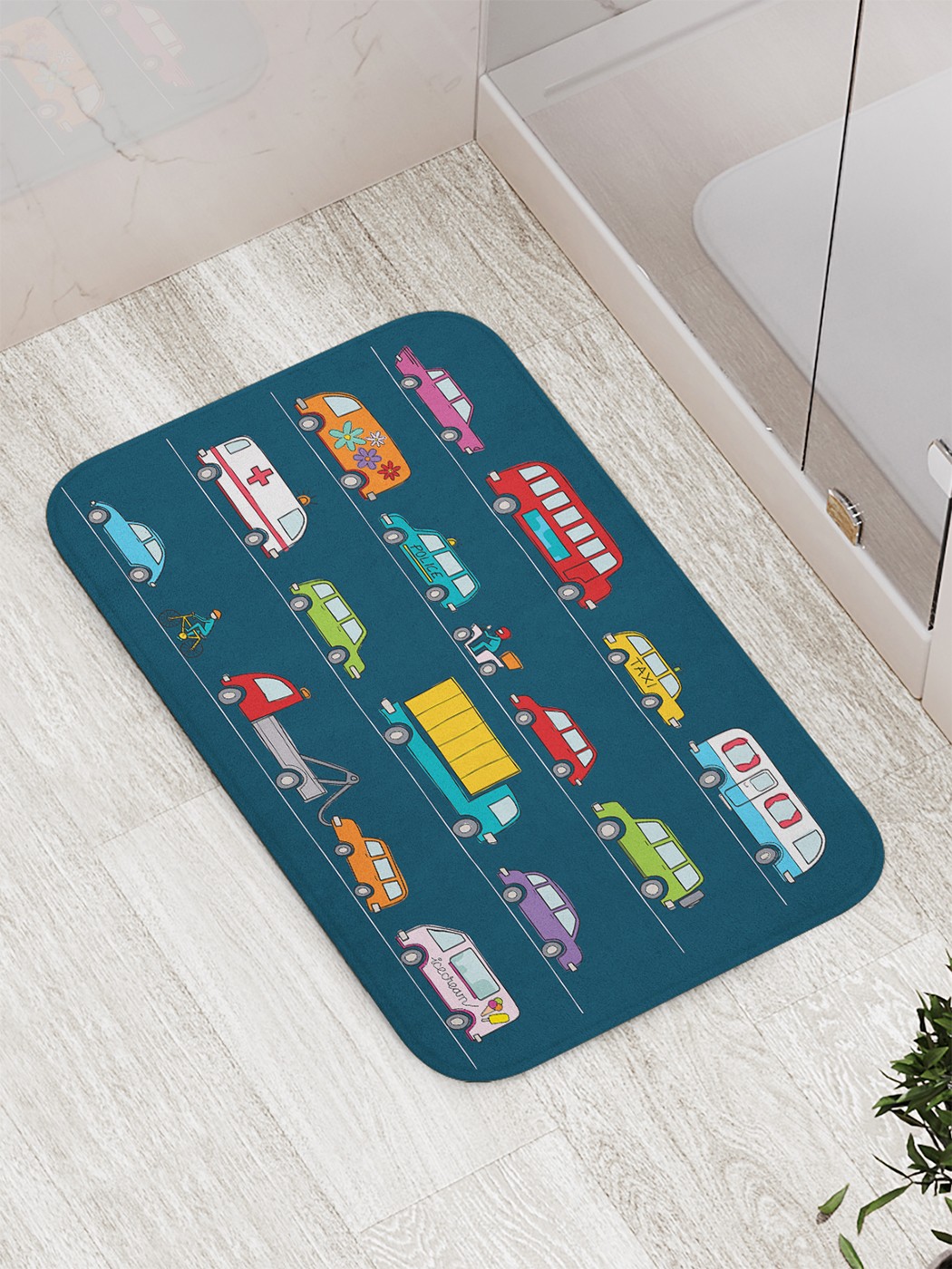 

bath_70495 Коврик противоскользящий для ванной, сауны, бассейна, 77х52 см