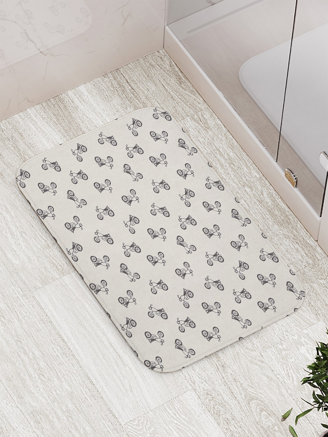 

bath_70492 Коврик противоскользящий для ванной, сауны, бассейна, 77х52 см