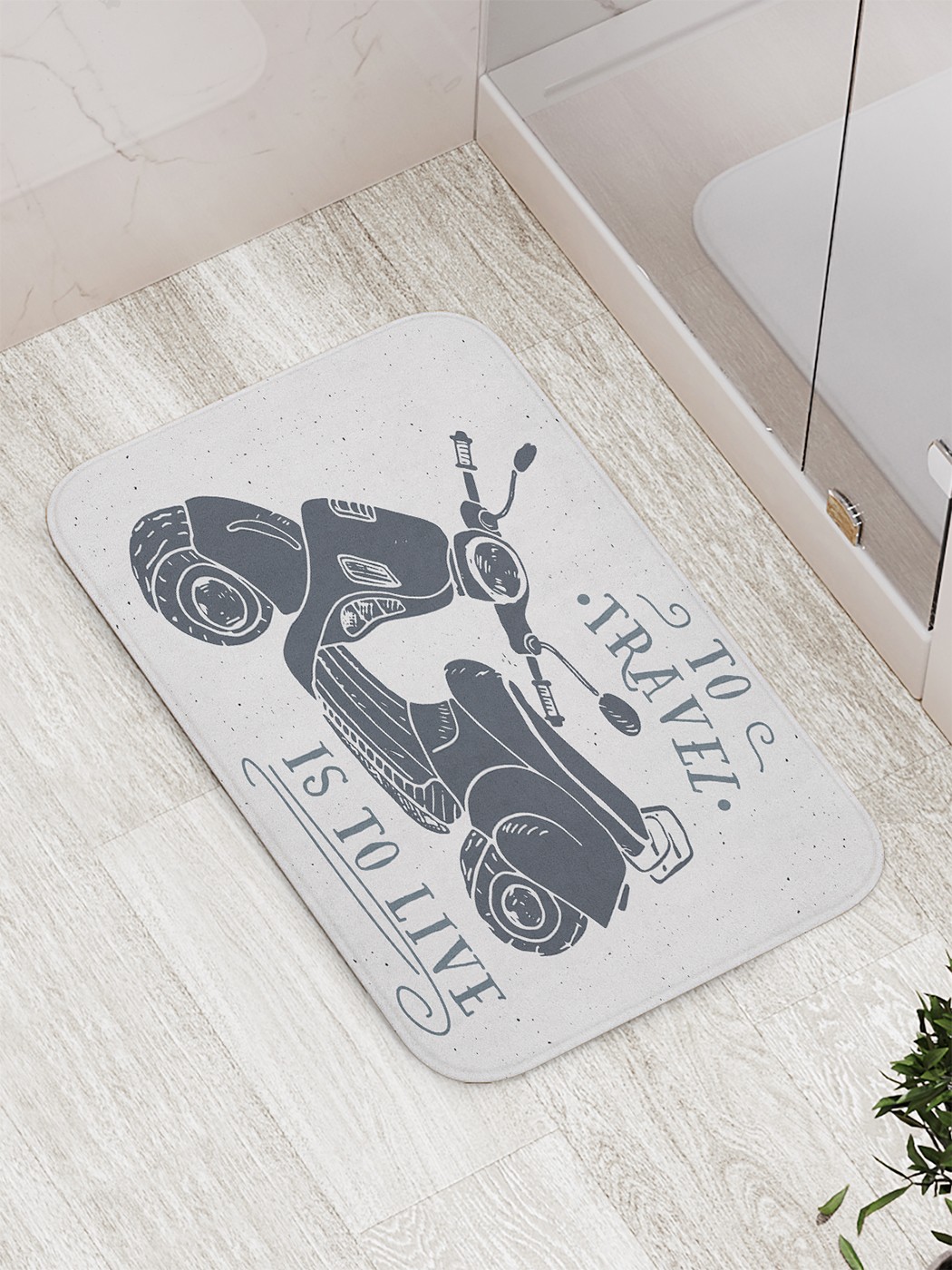 

bath_70489 Коврик противоскользящий для ванной, сауны, бассейна, 77х52 см