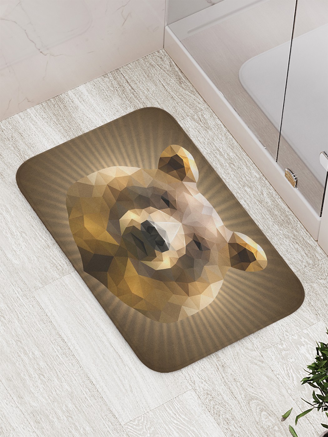 

bath_70482 Коврик противоскользящий для ванной, сауны, бассейна, 77х52 см