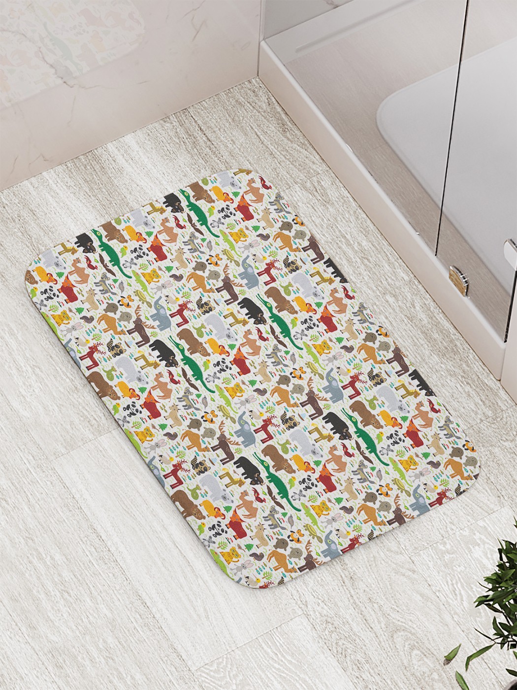 

bath_70434 Коврик противоскользящий для ванной, сауны, бассейна, 77х52 см