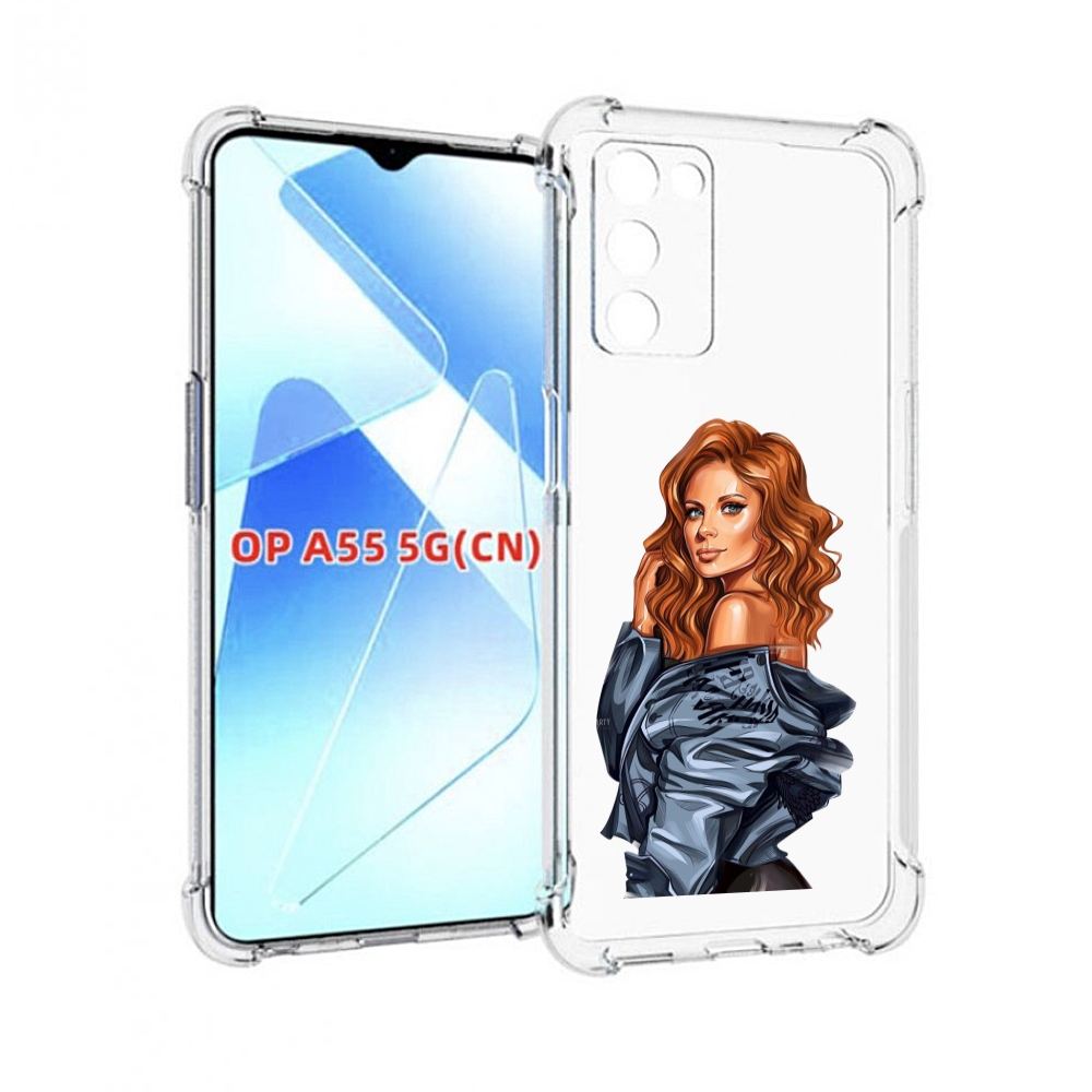 

Чехол MyPads Рыжая-девушка женский для Infinix Zero X Neo, Прозрачный, Tocco