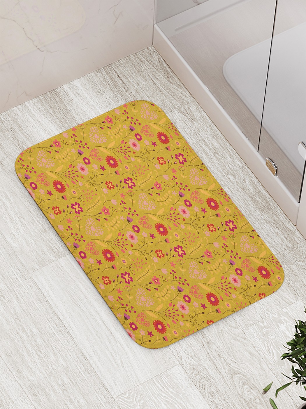 

bath_70413 Коврик противоскользящий для ванной, сауны, бассейна, 77х52 см