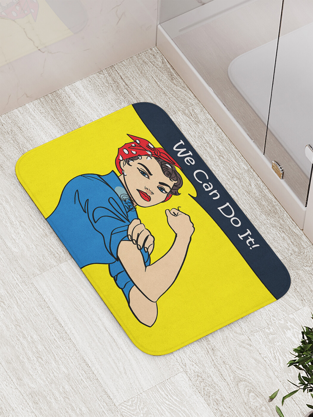 

bath_70408 Коврик противоскользящий для ванной, сауны, бассейна, 77х52 см