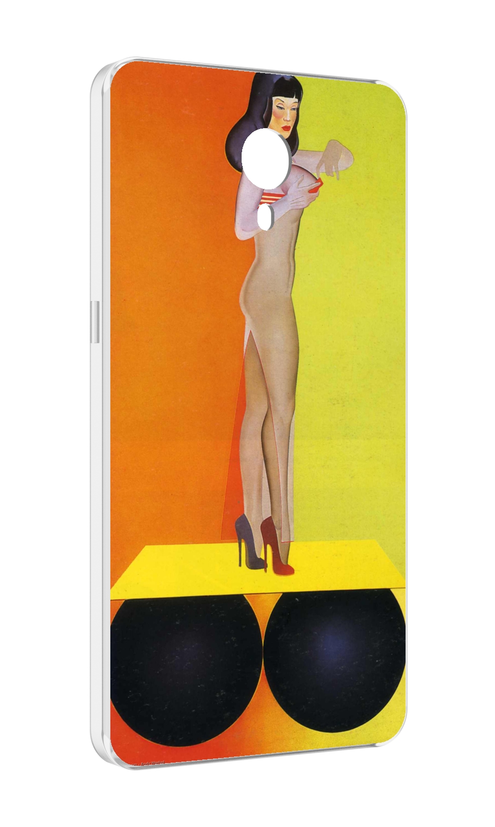 

Чехол MyPads девушка на шарах женский для Meizu M3 Note, Прозрачный, Tocco