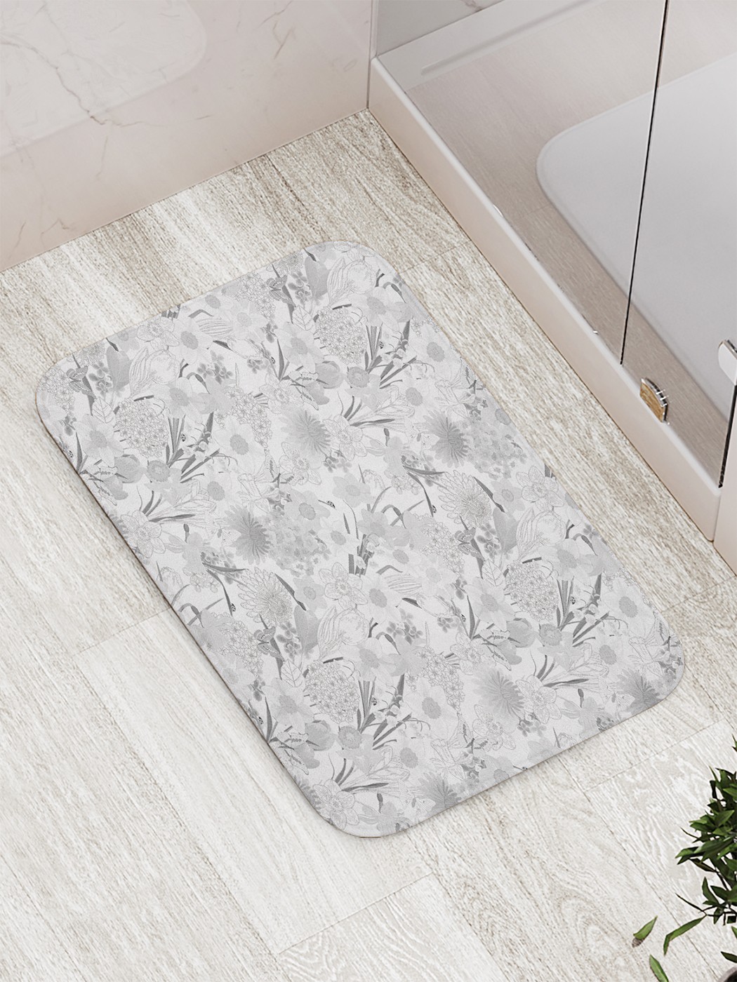 

bath_70401 Коврик противоскользящий для ванной, сауны, бассейна, 77х52 см