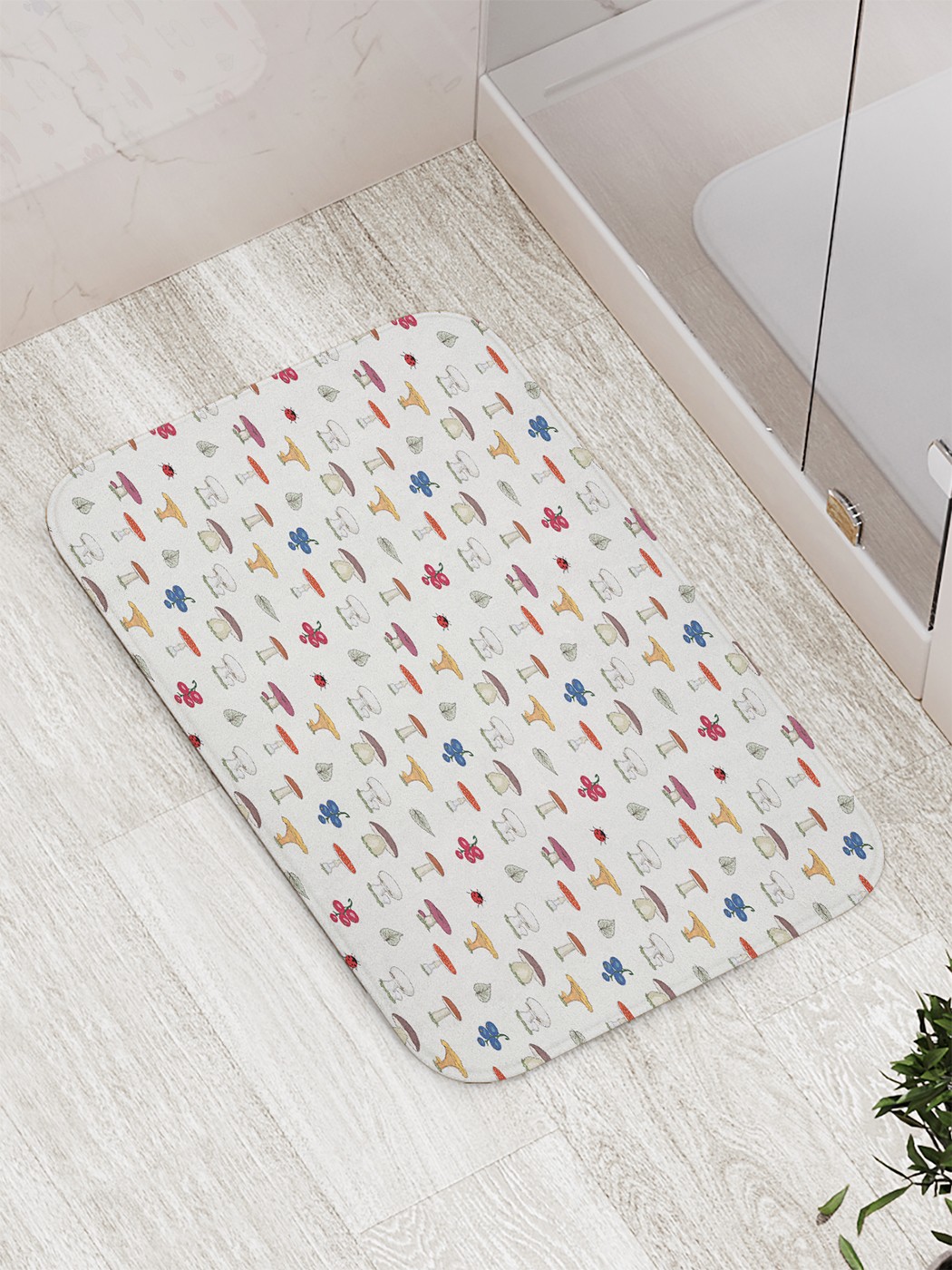 

bath_70386 Коврик противоскользящий для ванной, сауны, бассейна, 77х52 см