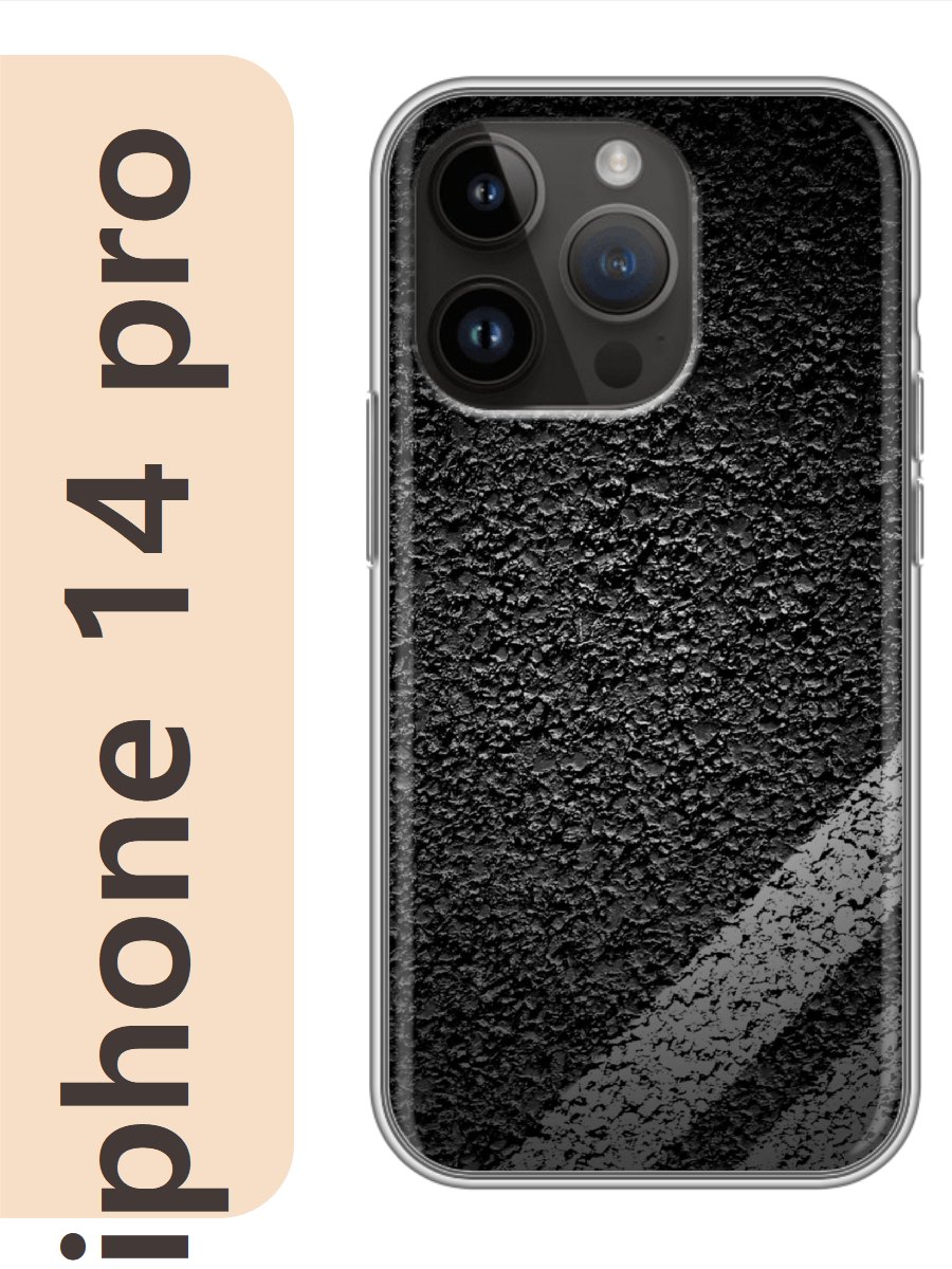 

Чехол на Apple Iphone 14 pro дорога 263, Прозрачный, Iphp14rzne