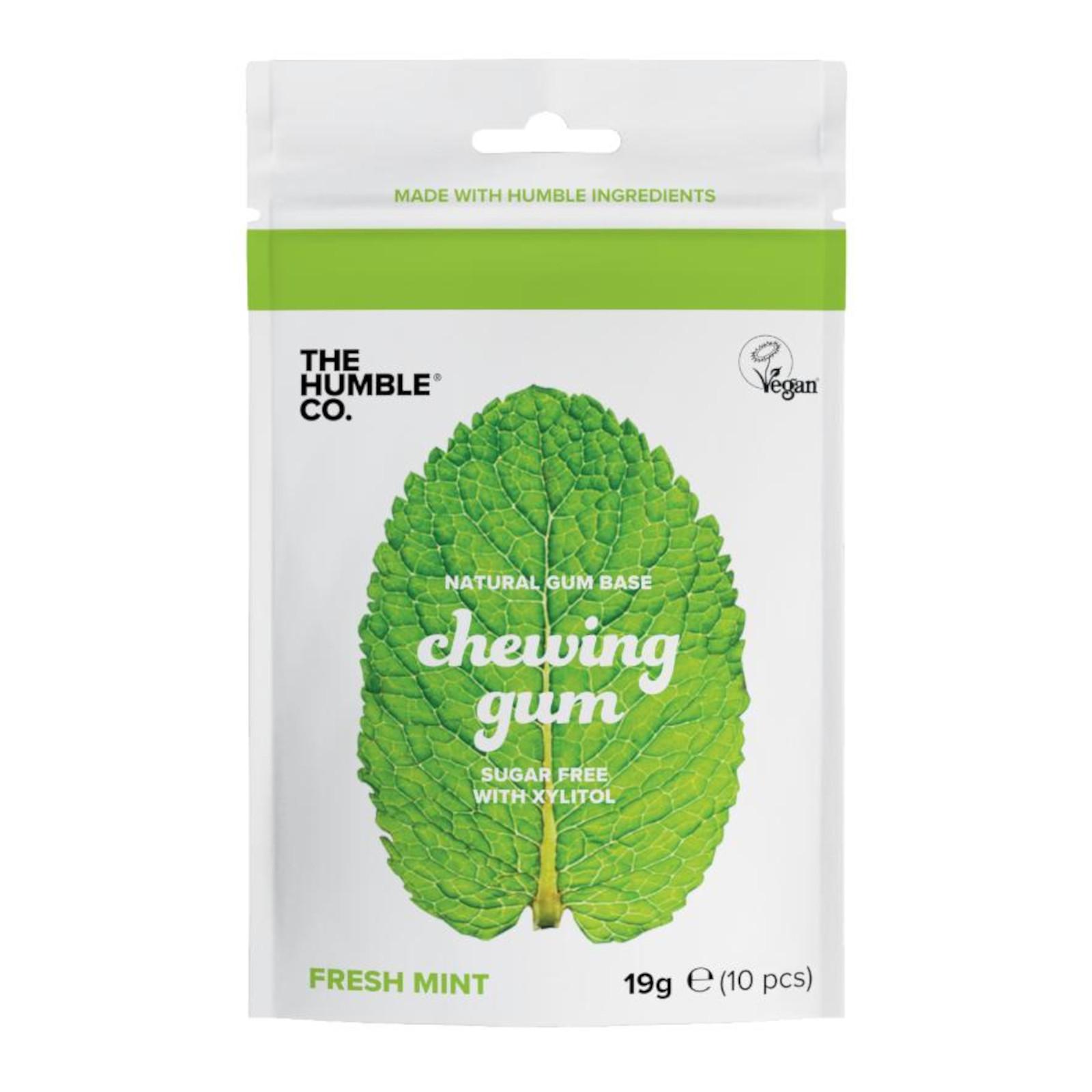 фото Натуральная жевательная резинка humble natural chewing gum, свежая мята the humble co.