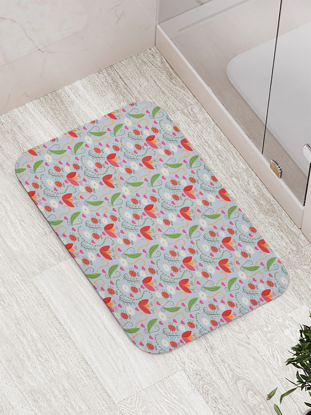 

bath_70379 Коврик противоскользящий для ванной, сауны, бассейна, 77х52 см