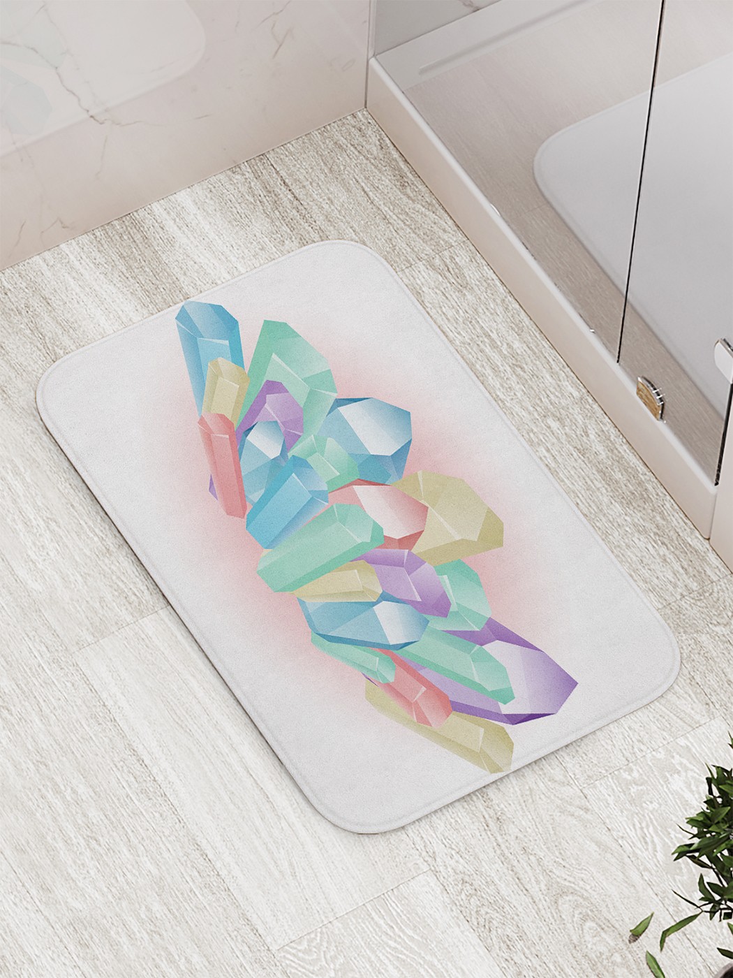 

bath_70352 Коврик противоскользящий для ванной, сауны, бассейна, 77х52 см