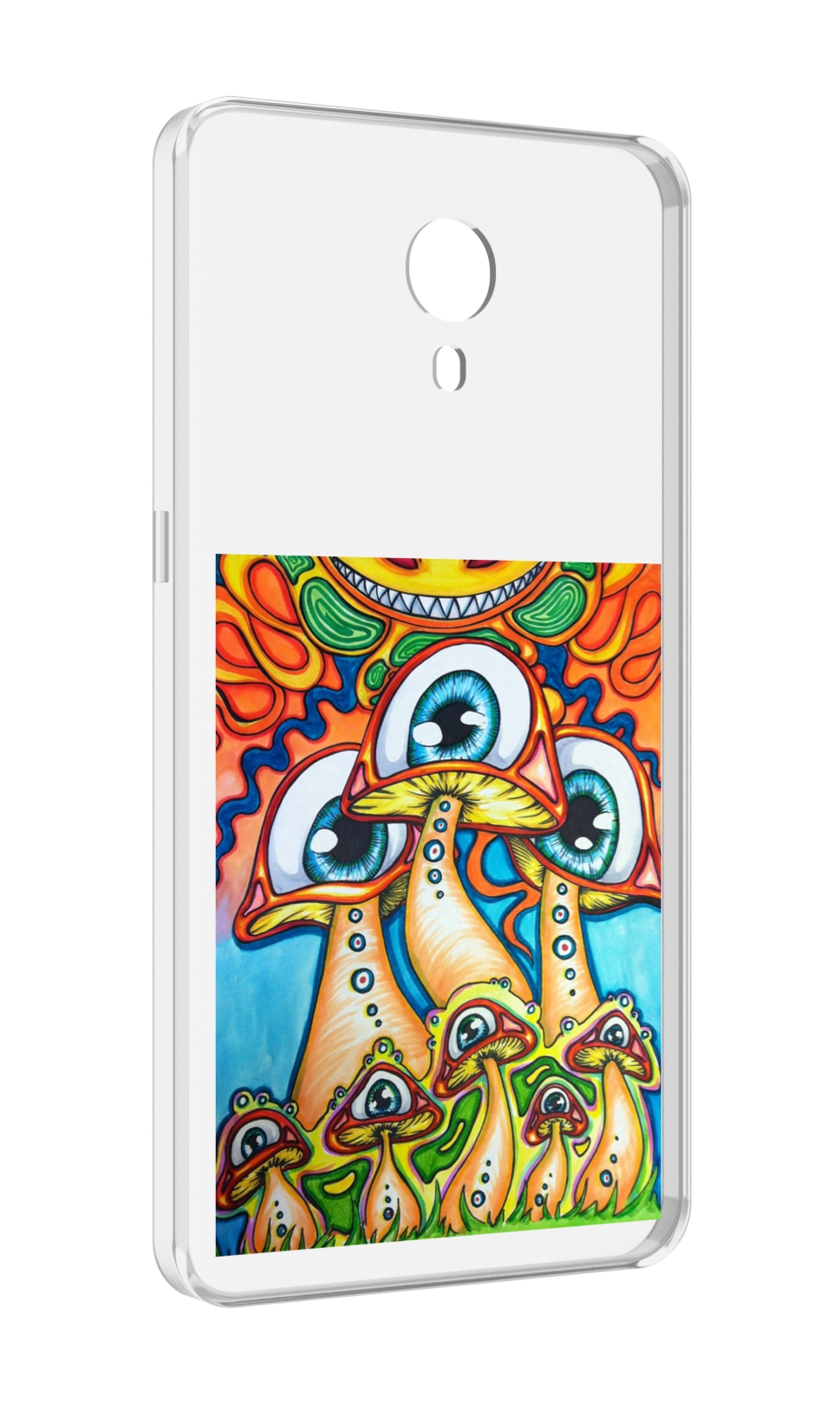 

Чехол MyPads грибы с глазами для Meizu M3 Note, Прозрачный, Tocco
