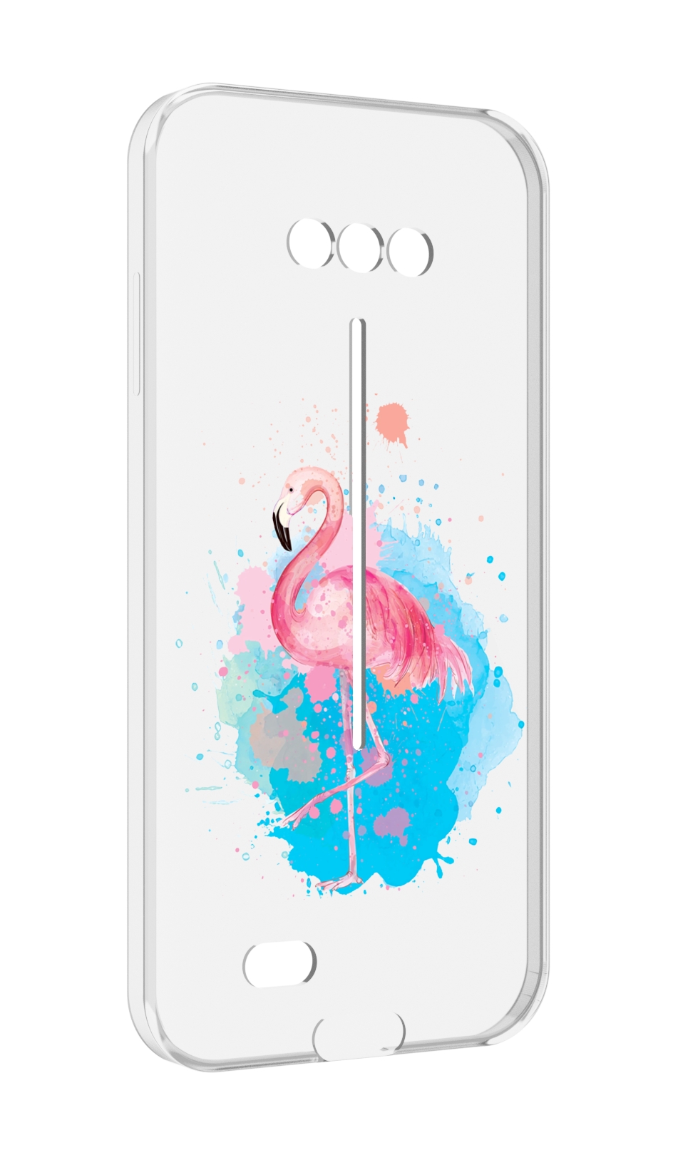 

Чехол MyPads акварельное-фламинго для Doogee S41/S41 Pro противоударный, Tocco