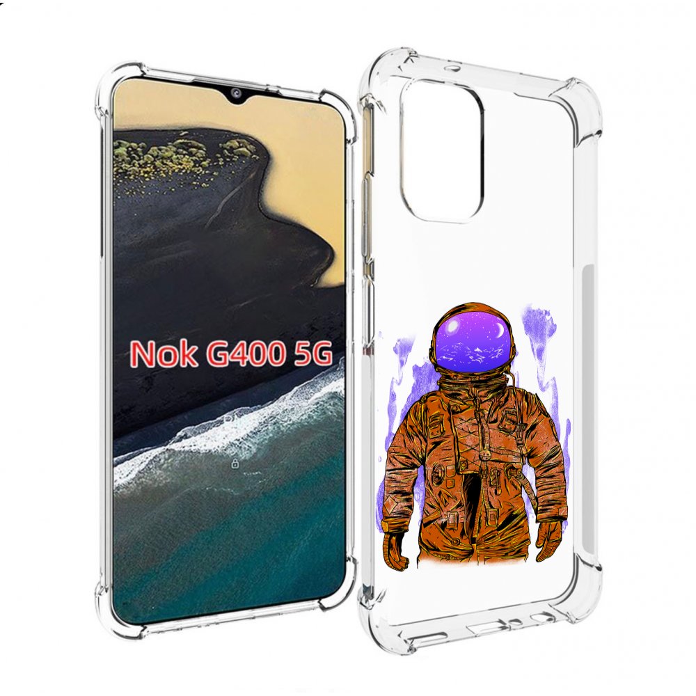

Чехол MyPads нарисованный мужчина в скафандре для Nokia G400 5G, Прозрачный, Tocco