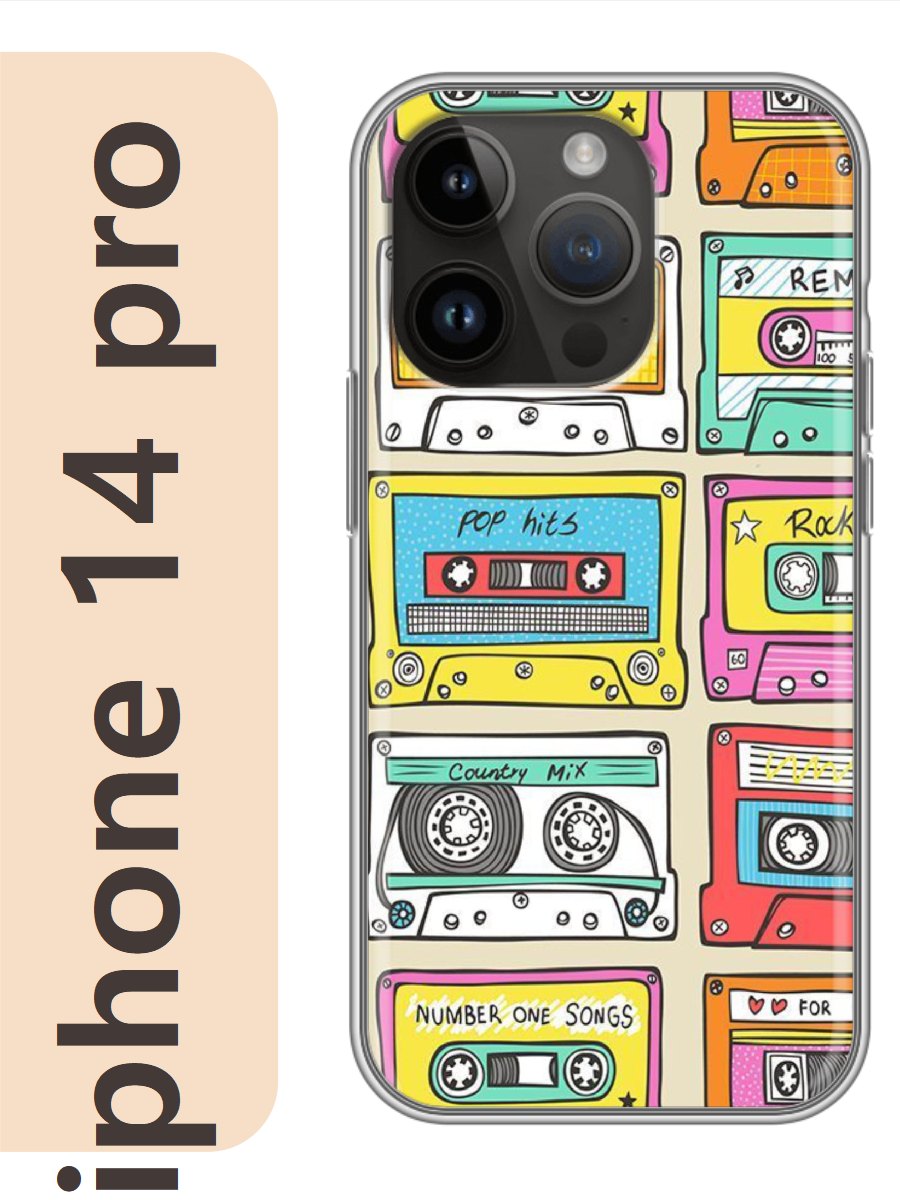 

Чехол на Apple Iphone 14 pro кассеты 177, Iphp14fone
