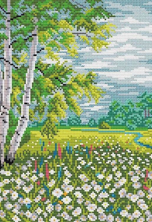 

Набор для вышивания «Хоровод ромашек»