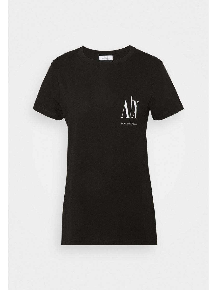 

Футболка женская Armani Exchange ARC21D037 черная XS, Черный, ARC21D037
