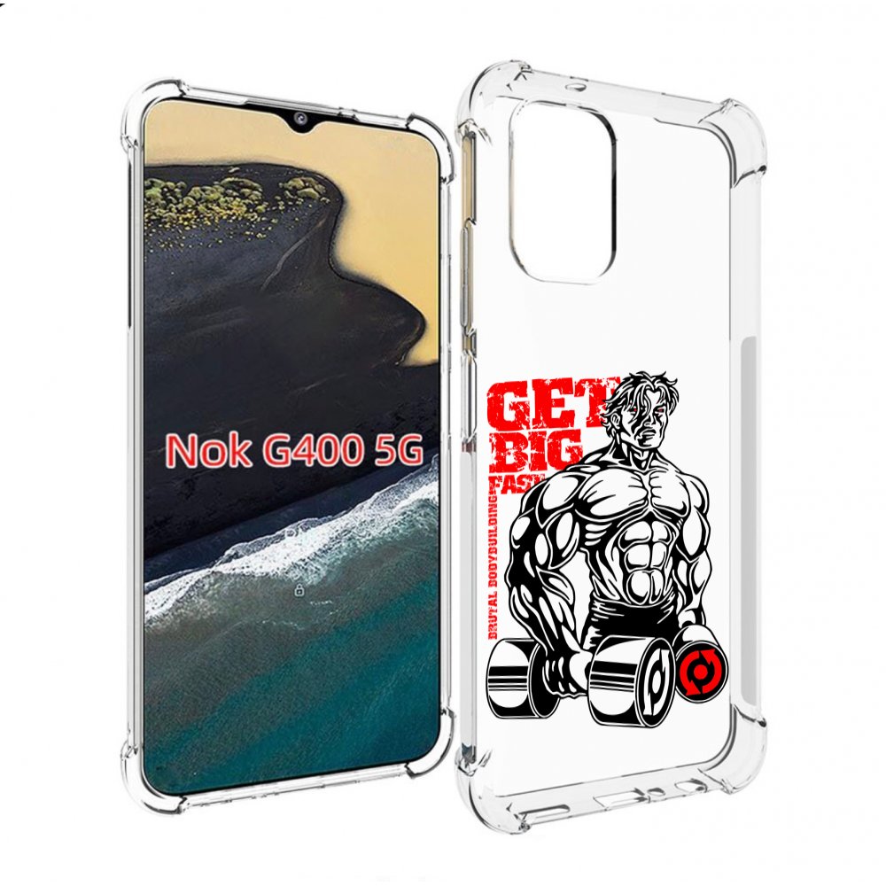 

Чехол MyPads накаченное тело для Nokia G400 5G, Прозрачный, Tocco