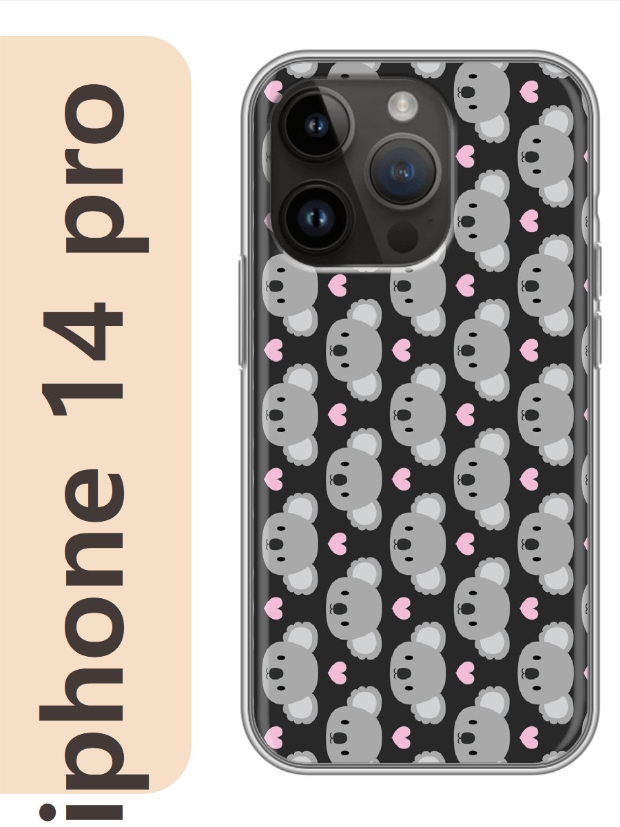 

Чехол на Apple Iphone 14 pro коалы фон 124, Iphp14fone