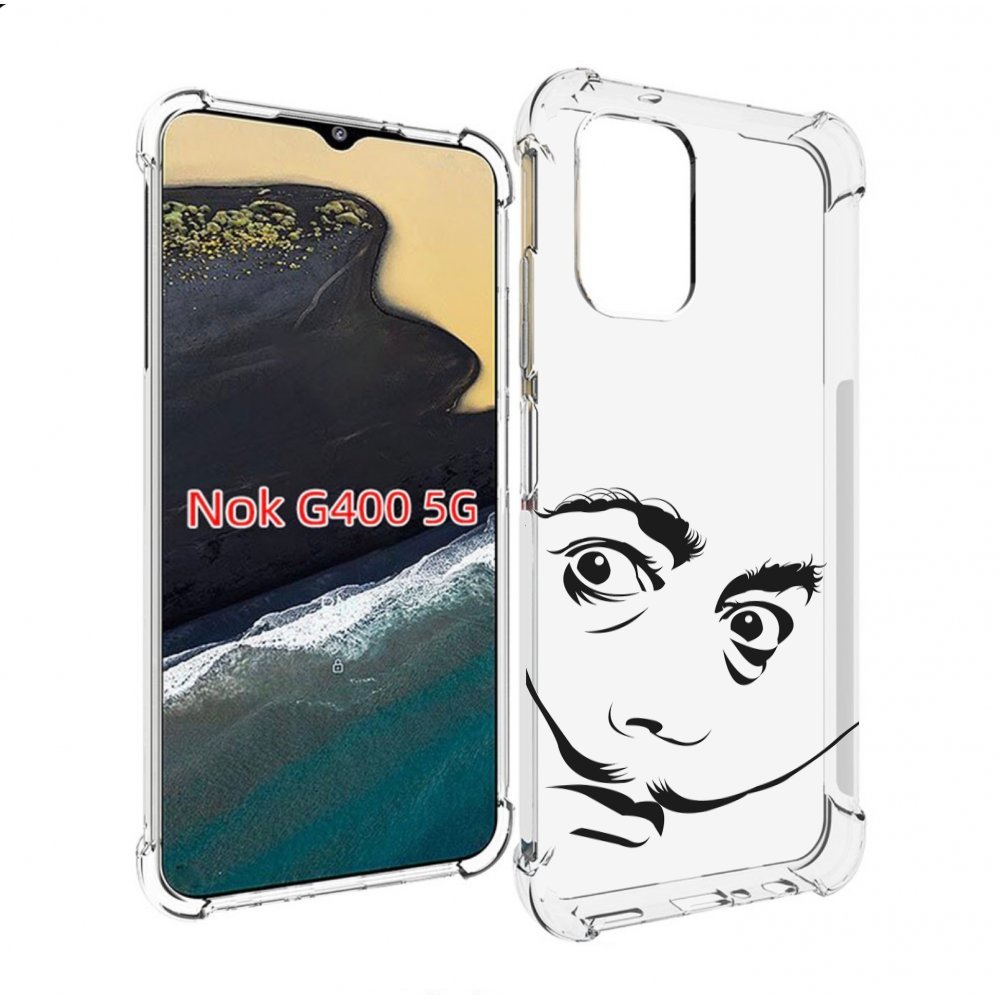 

Чехол MyPads мужчина с длинными усами для Nokia G400 5G, Прозрачный, Tocco