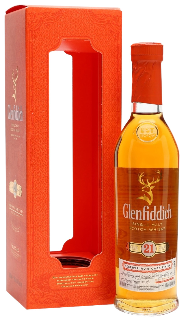 фото Виски гленфиддик 21л п/уп 40% 0,2 glenfiddich