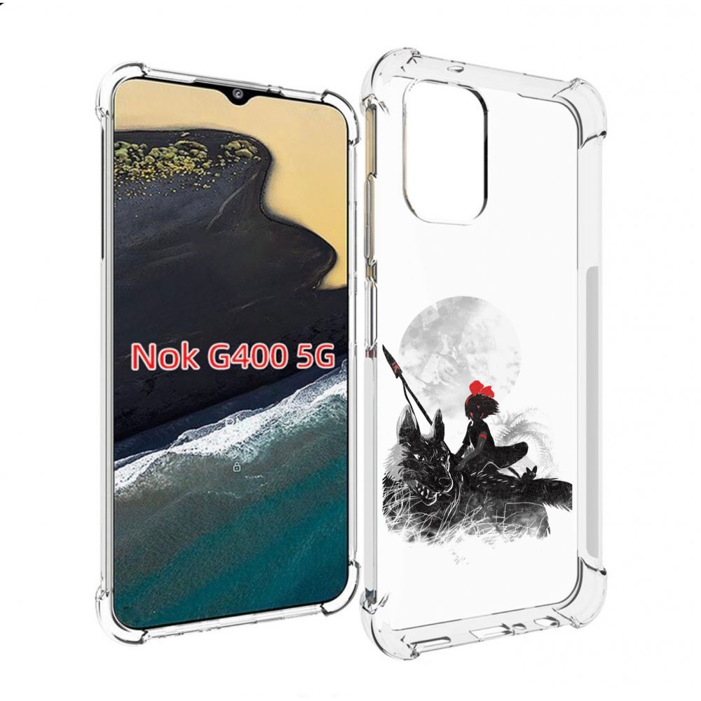 

Чехол MyPads мононоке для Nokia G400 5G, Прозрачный, Tocco