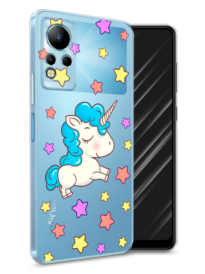 

Чехол Awog на Infinix Note 11 "Звездный единорог", Разноцветный, 3100450-2